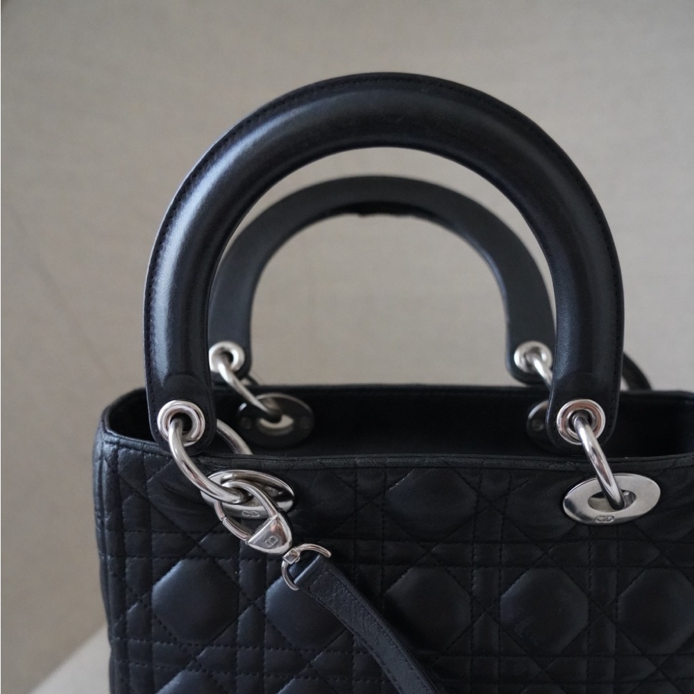 Dior Lady Bag Lambskin Medium Size - Picture 4 of 7